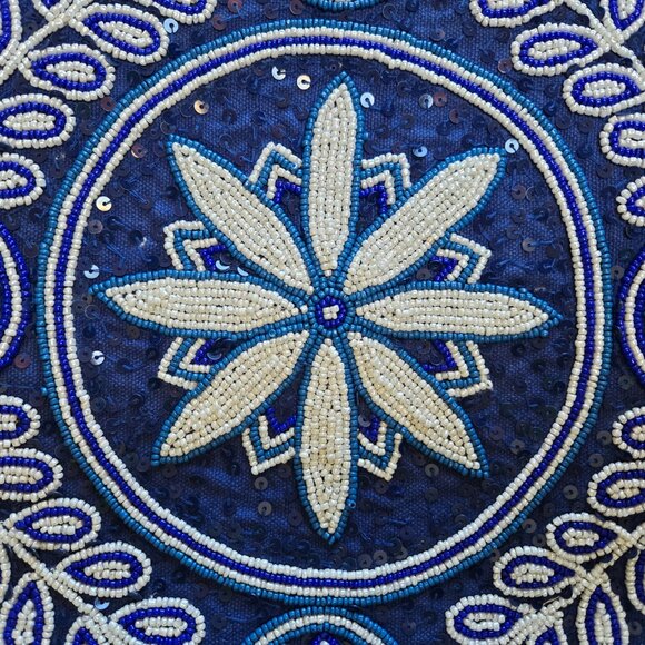 NWT Limited Edition Embellished Tote Sequined Beaded America & Beyond - Picture 11 of 12